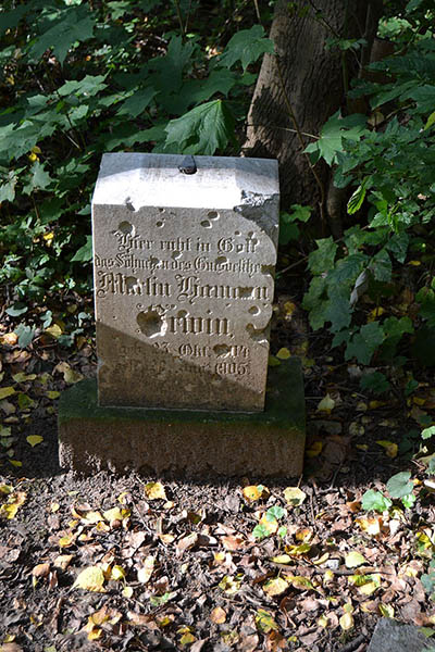 Bullet Impacts Old Cemetery Küstrin #1