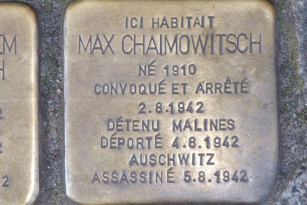 Stolpersteine Blaesstraat 133 #5