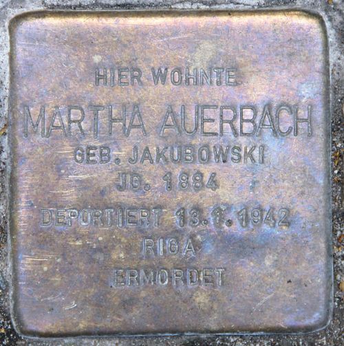 Stolpersteine Hektorstrae 18 #3