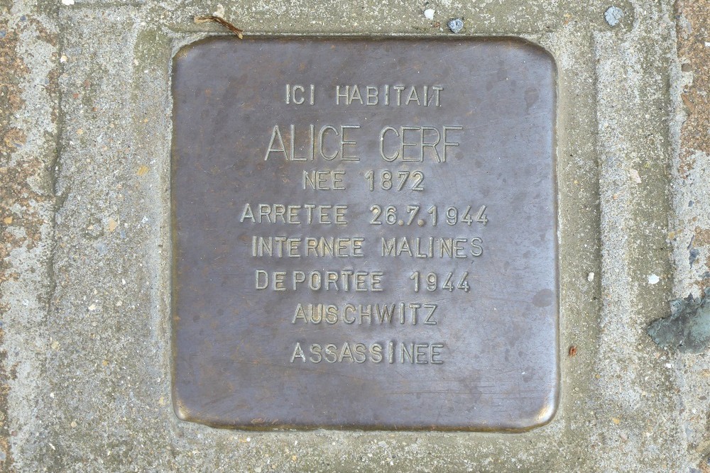 Stolperstein Avenue Jean-Baptiste Nothomb 6 #1