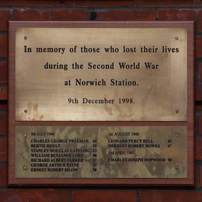 Memorial Victims Norwich Station #1