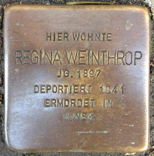 Stolpersteine Hökerstraße 7 #1