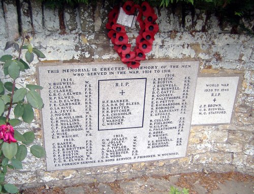 War Memorial Great Billing