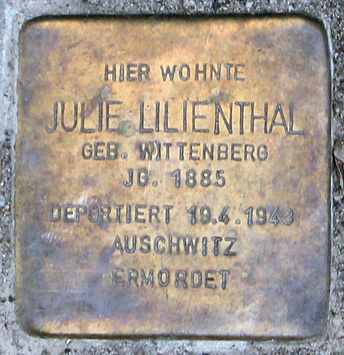 Stolpersteine Helmstedter Strae 24 #3