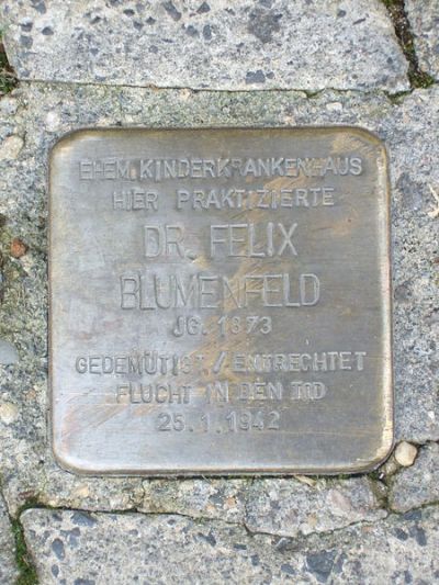 Stolperstein Frankfurter Strae 167 #1