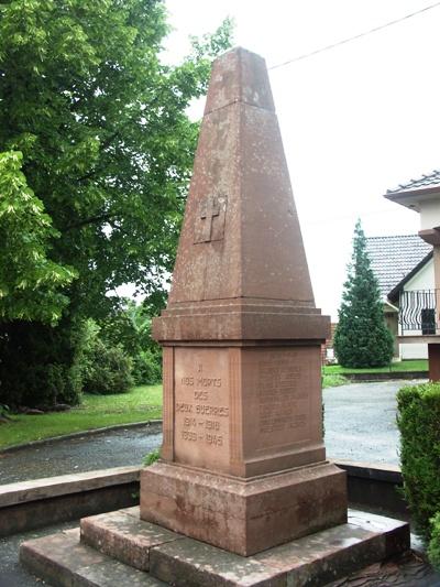 Oorlogsmonument Froeschwiller