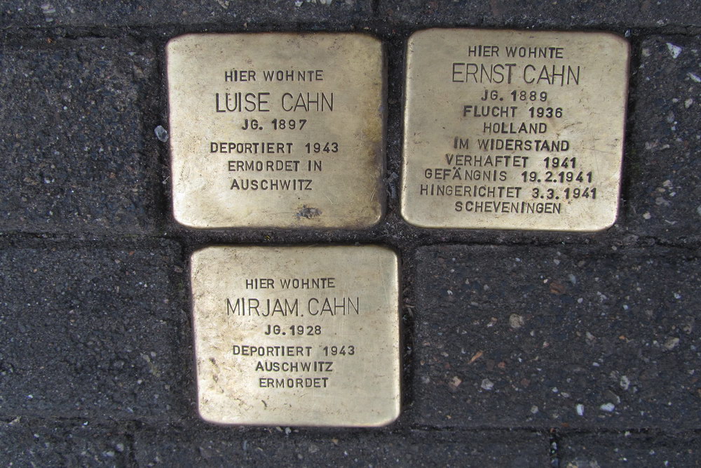 Stolpersteine Roonstrasse 31