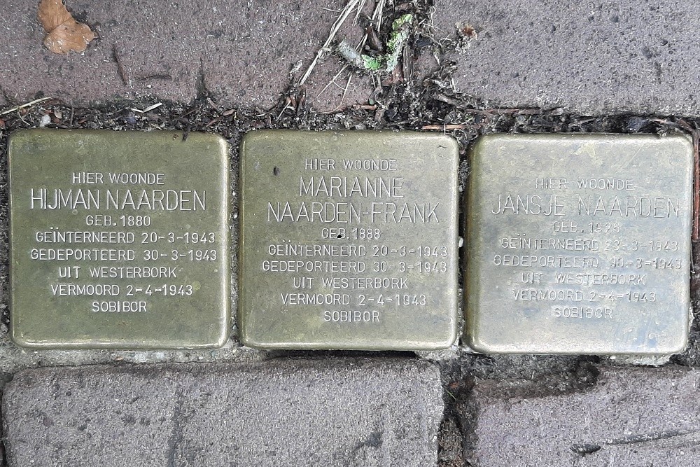 Stolpersteine Sijsjesstraat 21 #1