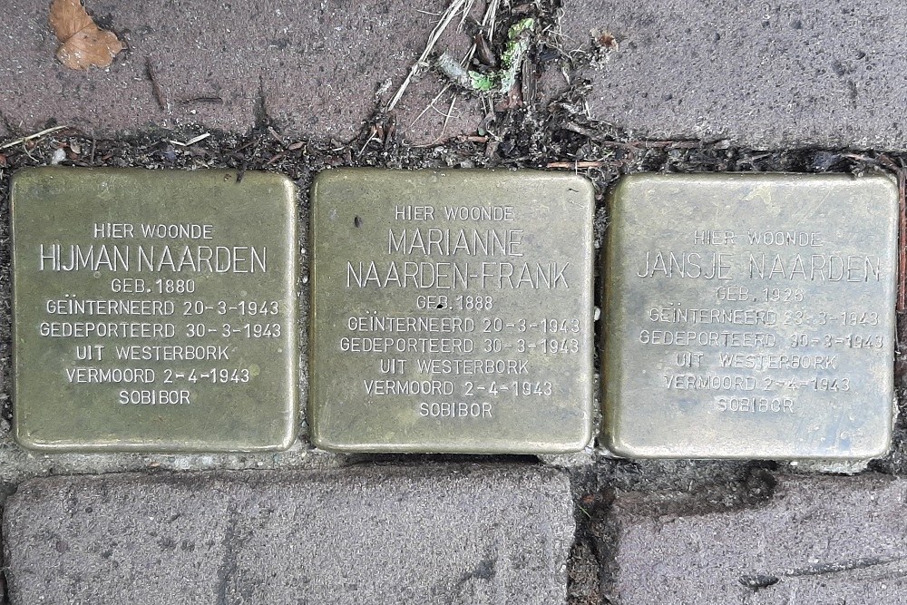 Stolpersteine Sijsjesstraat 21