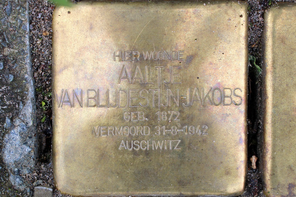 Stolpersteine Burmanstraat 6 #2