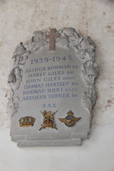 Oorlogsmonument St. Mary Church Silchester #2