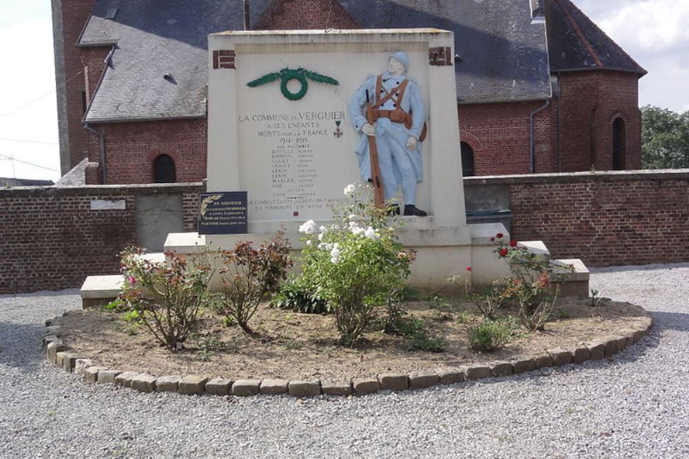 Monument Eerste Wereldoorlog Le Verguier #1