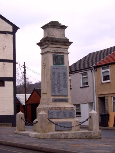 Oorlogsmonument Ynysybwl