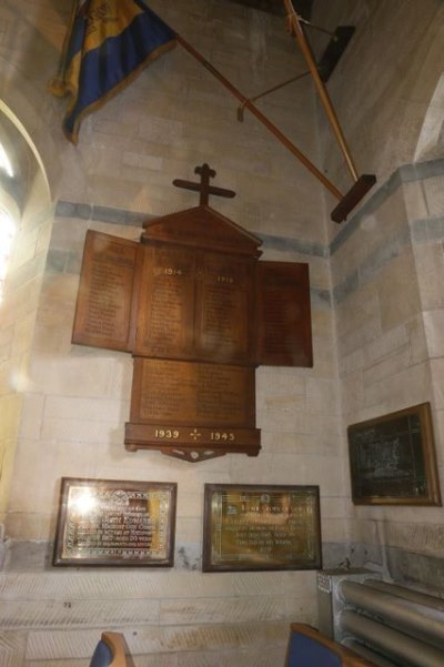 Roll of Honour Holy Trinity Church