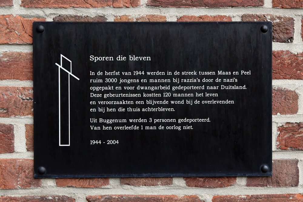 Monument 'Sporen die Bleven' Buggenum