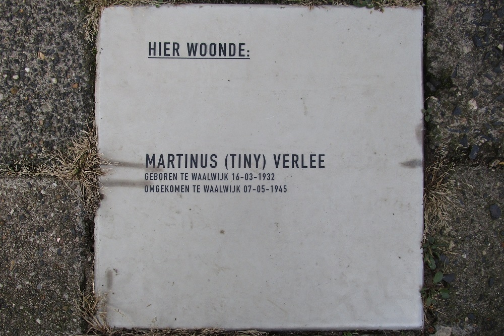 Memorial Stone Westeinde 43