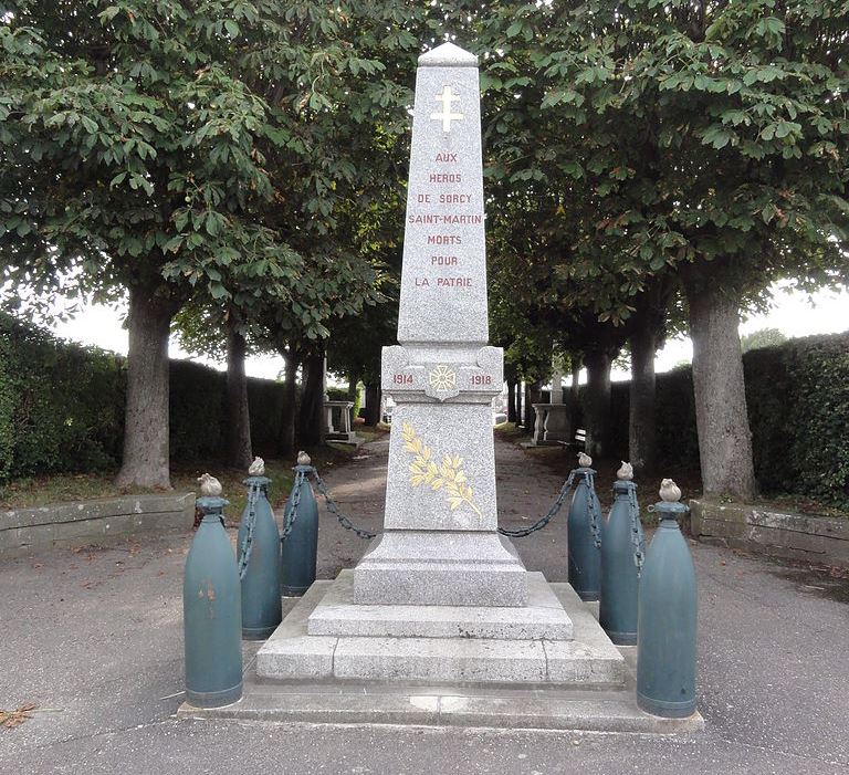 War Memorial Sorcy-Saint-Martin