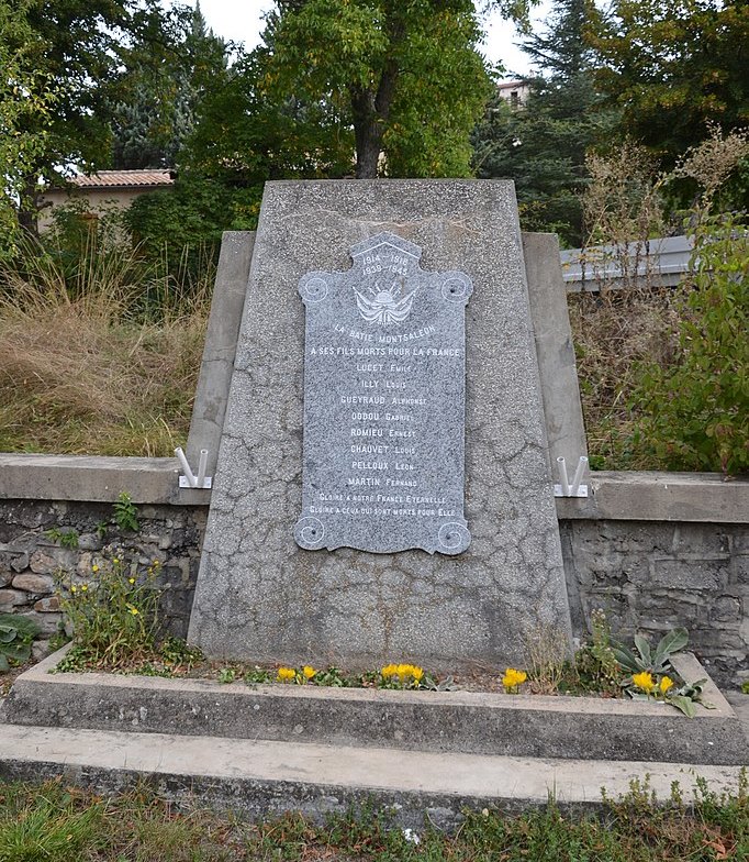 War Memorial La Btie-Montsalon