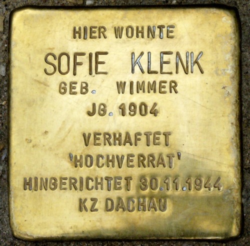Stolperstein Manfredstraße 17