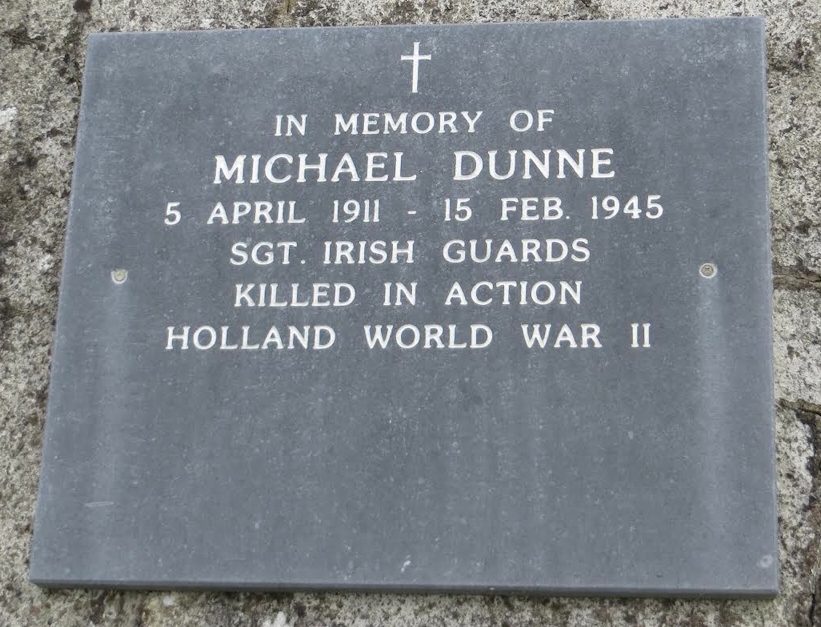 Gedenkteken Sgt. Michael Dunne #1