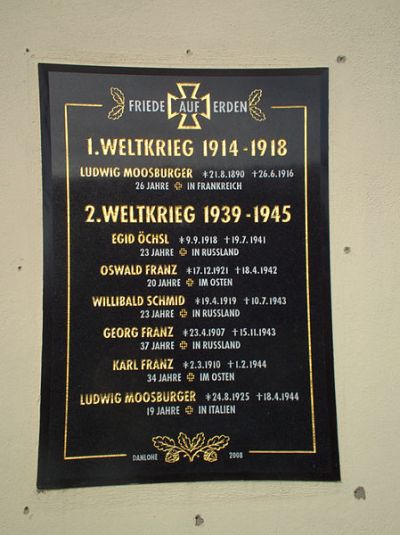 War Memorial Danlohe #1