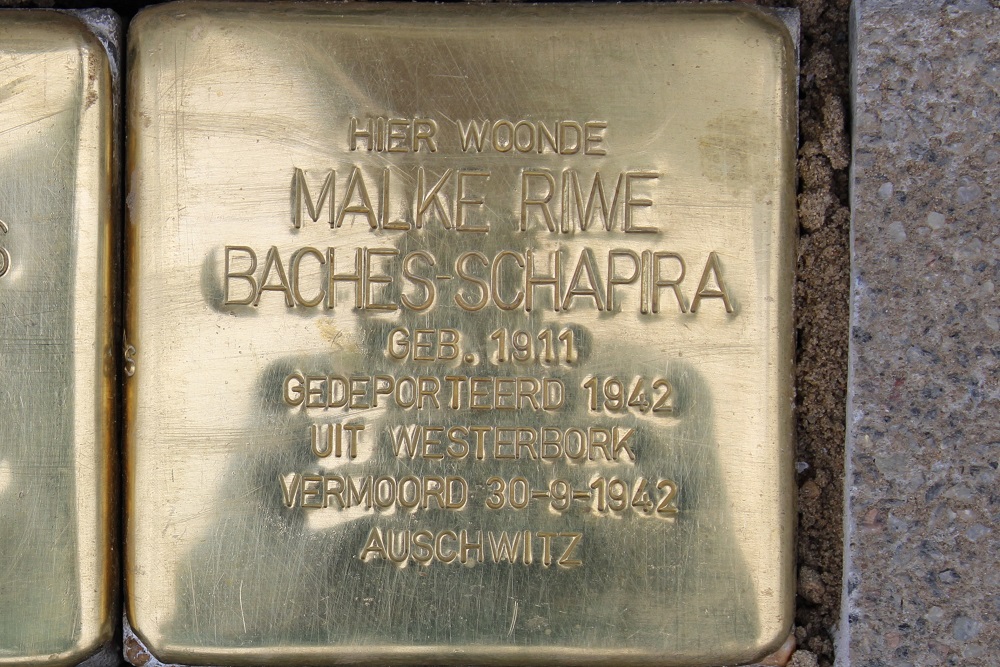 Stolpersteine Vierambachtsstraat 114a #3