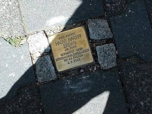 Stolperstein Marburger Strae 9 #1