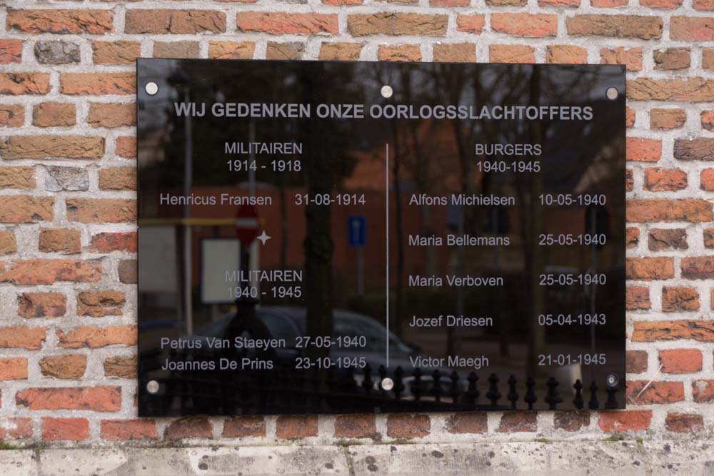 Memorial Stone War victims Vlimmeren #3