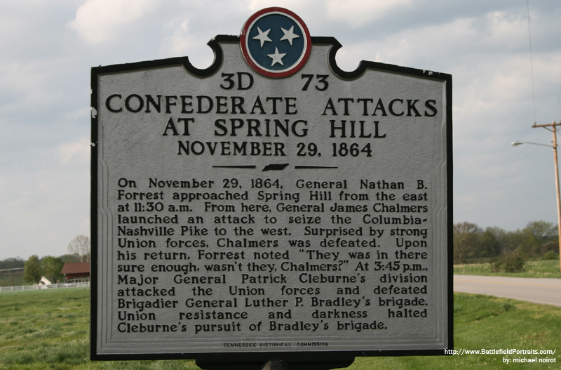 Battlefield Marker Spring Hill