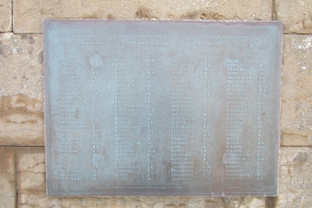 War Memorial Hartlepool #3