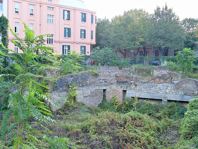 Ruins National Library Belgrade