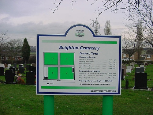 Commonwealth War Graves Beighton Cemetery #1
