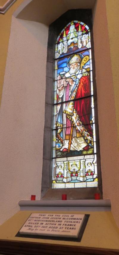 Remembrance Window John Joseph McCormack