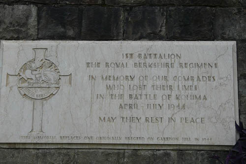 Monument 1st Battalion The Royal Berkshire Regiment Kohima #1