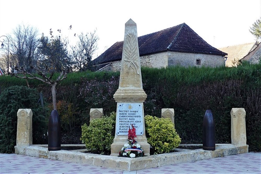 Monument Eerste Wereldoorlog Manaurie #1