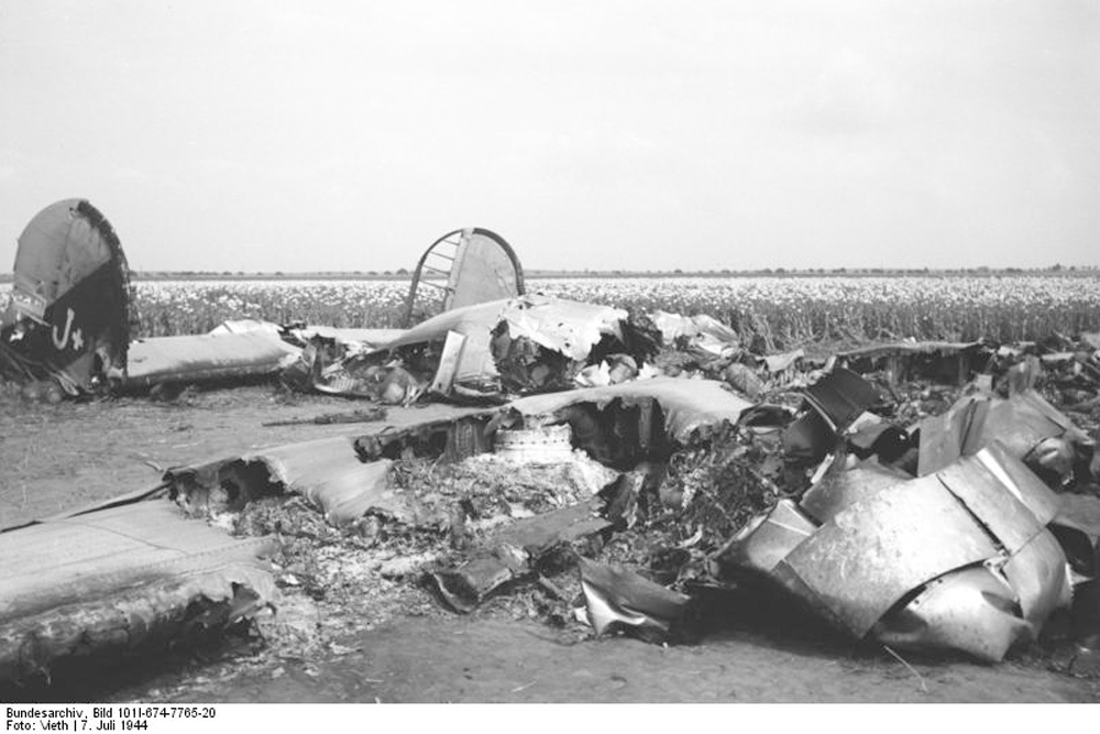 Crashlocatie Consolidated B-24J Liberator (44-40132) 