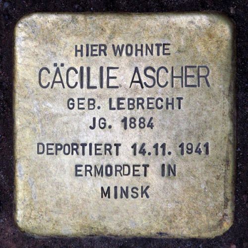 Stolpersteine Sanderstrae 14