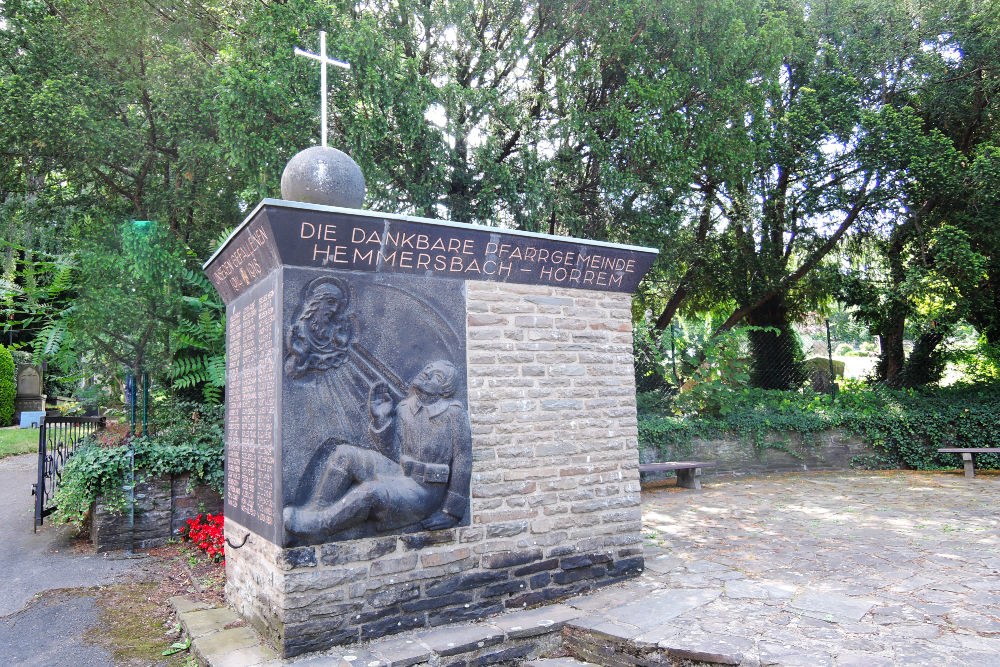 Oorlogsmonument Parochie Hemmersbach Horrem #4