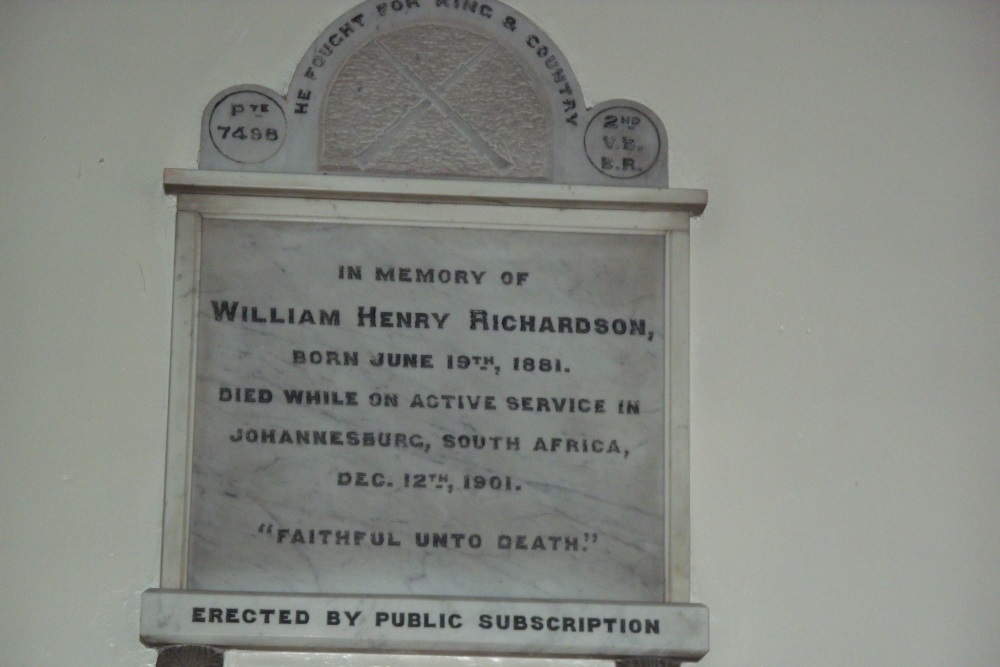 Gedenkteken William Henry Richardson #1