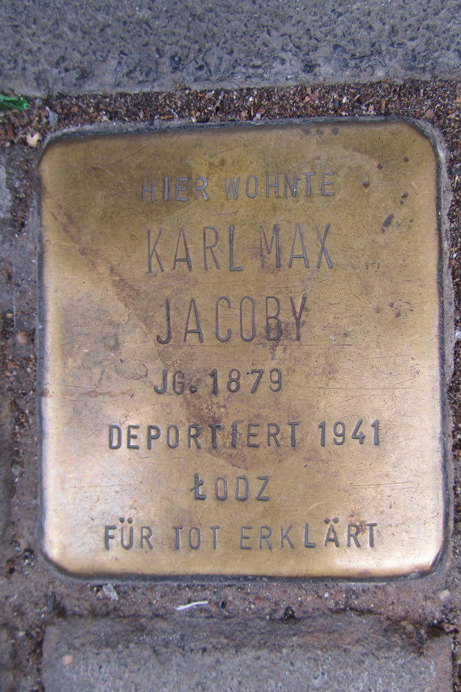 Stolpersteine Burgunder Straße 44 #3