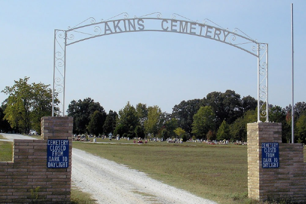 American War Graves Akins Cemetery #1