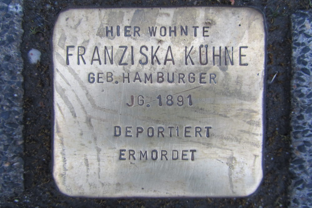 Stumbling Stone Bergisch-Gladbacher-Straße 1033