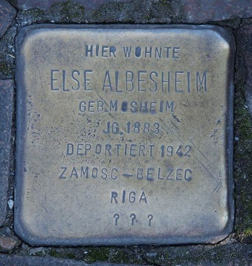 Stumbling Stone Waisenhausstraße 4