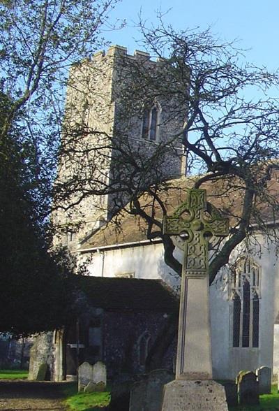 War Memorial Clock Bedingfield Church