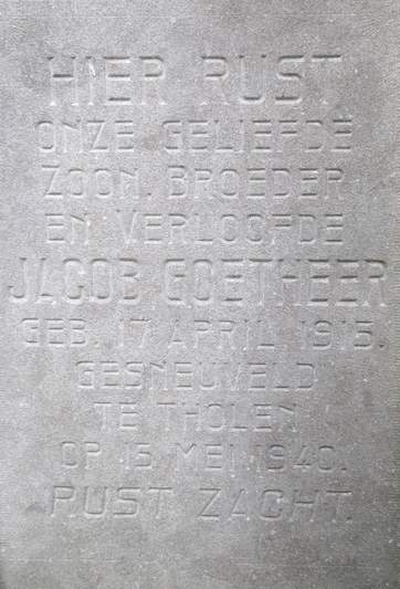 Dutch War Grave Oud-Sabbinge #2