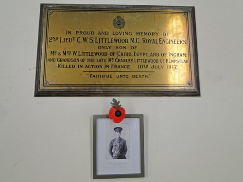 War Memorial Holy Trinity Church Ingham #2