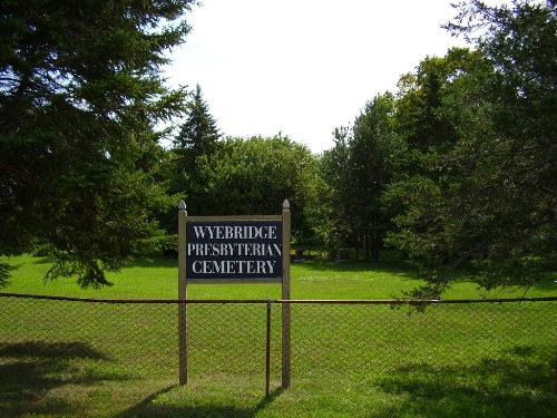 Commonwealth War Grave Wyebridge Presbyterian Cemetery #1
