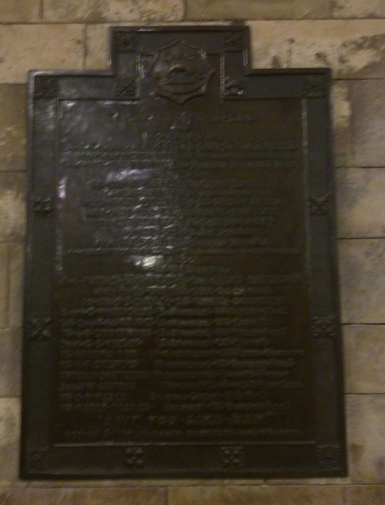 Memorials Anglo-Boer War Southwark Cathedral #2