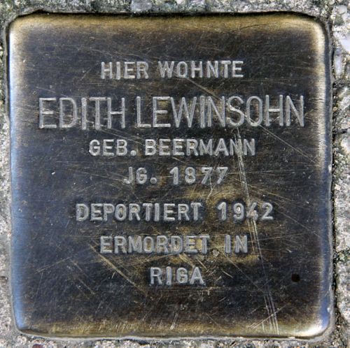 Stolperstein Willibald-Alexis-Strae 42