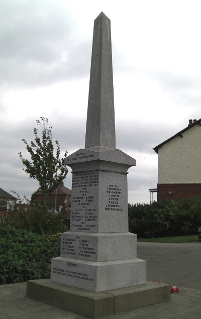 Oorlogsmonument Kirkhamgate #1